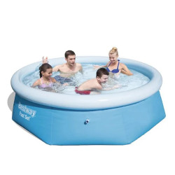 Piscine hors-sol rond, Diam.2.05 x L.Moins de 5 x l.1.83 x H.0.61 m de marque BESTWAY, référence: J7786100