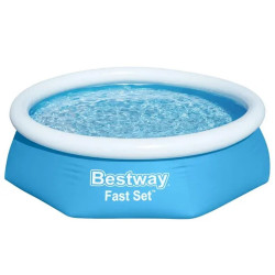 Piscine hors-sol rond, Diam.2.05 x L.Moins de 5 x l.1.83 x H.0.61 m - BESTWAY