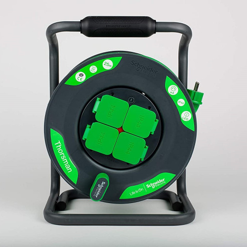 Enrouleur de câble électrique chantier L.25m HO7RNF 3G2.5 - SCHNEIDER ELECTRIC