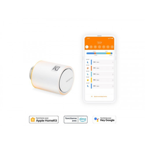 Tête Thermostatique Connectée et Intelligente additionnelle - NETATMO