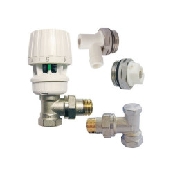 Kit radiateur thermotatique équerre 15/21 de marque DANFOSS , référence: B7765900