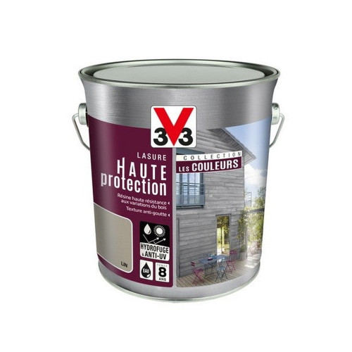 Lasure Haute protection les couleurs lin satiné 2.5 l - V33