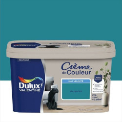 Peinture acapulco pour mur et boiserie Crème de couleur mat 2.5 l de marque DULUX VALENTINE, référence: B7770800