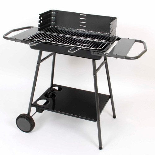 Barbecue charbon de bois en acier de couleur Gris - SOMAGIC