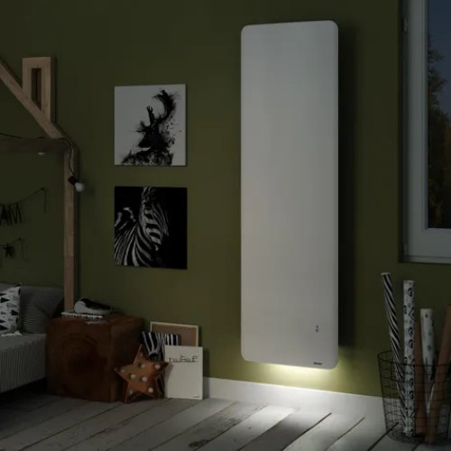 SAUTER Radiateur électrique connecté HEKLA vertical blanc 2000W - i