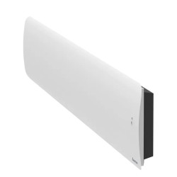 Radiateur électrique connecté HEKLA plinthe blanc 1000W - inertie fonte - SAUTER