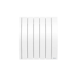 Radiateur électrique connecté IPALA horizontal 1000W blanc - inertie fluide - SAUTER