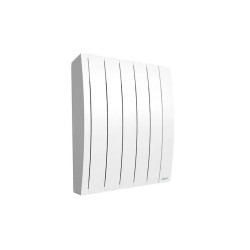 Radiateur électrique connecté IPALA horizontal 1000W blanc - inertie fluide - SAUTER