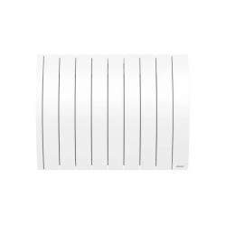 Radiateur électrique connecté IPALA horizontal 1500W blanc - inertie fluide de marque SAUTER, référence: B7809200