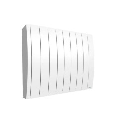 Radiateur électrique connecté IPALA horizontal 1500W blanc - inertie fluide - SAUTER