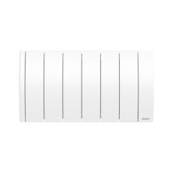 Radiateur électrique connecté IPALA bas 700W blanc - inertie fluide de marque SAUTER, référence: B7809700