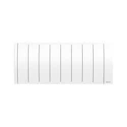 Radiateur électrique connecté IPALA bas 1000W blanc - inertie fluide de marque SAUTER, référence: B7809800