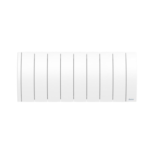 Radiateur électrique connecté IPALA bas 1000W blanc - inertie fluide - SAUTER