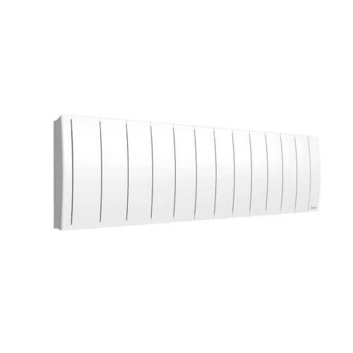 Radiateur électrique connecté IPALA bas 1400W blanc - inertie fluide - SAUTER