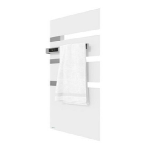Radiateur sèche-serviettes électrique 1200 W ondulé blanc – Le