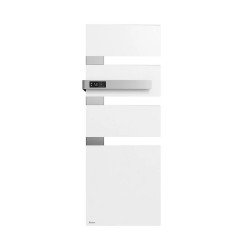 Radiateur sèche-serviettes ALUTU VENTILO blanc mât gauche 1750W - connecté de marque SAUTER, référence: B7811200