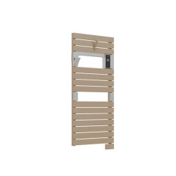 Radiateur sèche-serviettes ASAMA CLASSIC capuccino 500W - connecté de marque SAUTER, référence: B7811800