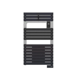 Sèche-serviette électrique design noir 1200W - CHEMIN'ARTE - Mr