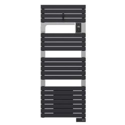 Radiateur sèche-serviettes ASAMA VENTILO anthracite 1750W - connecté - SAUTER