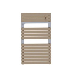 Radiateur sèche-serviettes ASAMA eau chaude 510W cappuccino de marque SAUTER, référence: B7813700