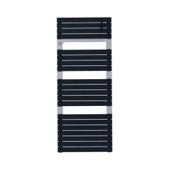 Radiateur sèche-serviettes ASAMA eau chaude 715W anthracite de marque SAUTER, référence: B7814000