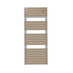 Radiateur sèche-serviettes ASAMA eau chaude 715W cappuccino de marque SAUTER, référence: B7814100