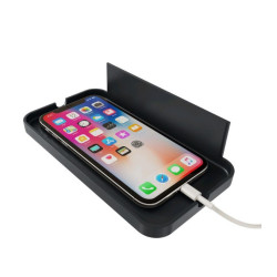 Porte smartphone pour sèche-serviettes ALUTU MUSIC - Anthracite - SAUTER