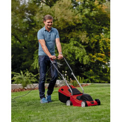 Tondeuse à gazon électrique GC-EM 1032 - Largeur de coupe 32 cm - Surface : 300m² - 30L RECONDITIONNE - EINHELL