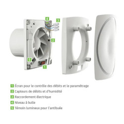 Ventilation permanente individuelle cuisine Zému Smart - SAUTER