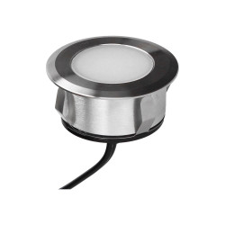 Lot 3 spots extérieur encastrables 3.8W, 3000K, 3x25lm, Ø69, Inox - PATIO - Arlux Lighting