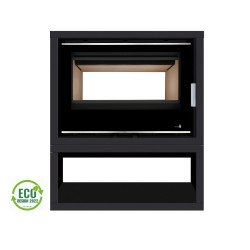 Insert poêle à bois Ecodesign PORTIMAO-SL-795-S-DF-BOX Double face - 7KW + Ventilation - TERMOFOC