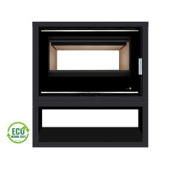 Insert poêle à bois Ecodesign PORTIMAO-SL-895-S-DF-BOX Double face - 8KW + Ventilation de marque TERMOFOC, référence: B7839100