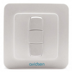 Commande murale filaire pour volets roulants et stores - Avidsen