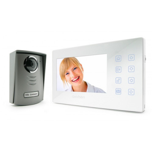 Interphone vidéo ultraplat (écran 7'' - 2 fils) - Avidsen