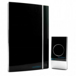 Carillon sans fil Black Glossy (portée 100 m) - Avidsen