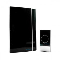 Carillon sans fil Black Glossy (portée 200 m) - Avidsen