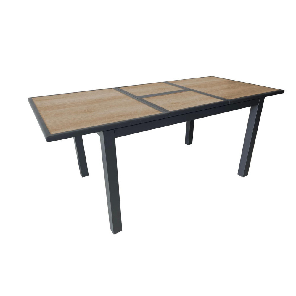 Table de jardin PROLOISIRS Genes Aluminium 60220 x 74 x 90 cm 6 personnes - vue 3