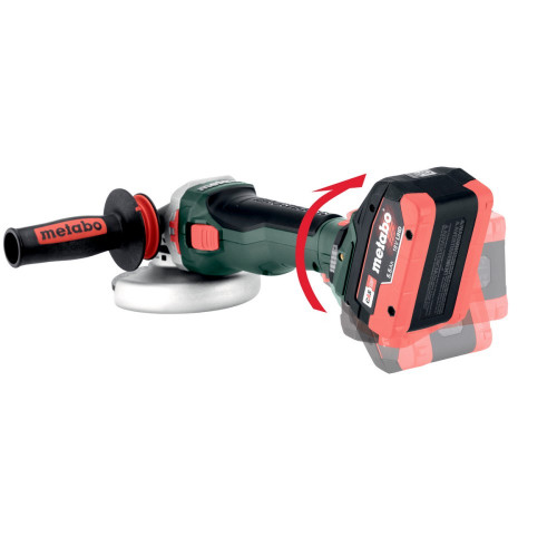 Meuleuse 125 mm 18 V WVB 18 LTX BL 15-125 (sans batterie ni chargeur), coffret - Metabo