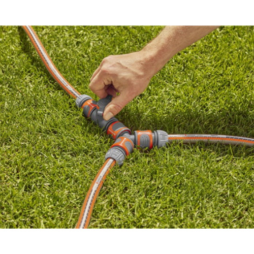 Raccords de tuyau avec vanne de régulation - Boite de 10 pièces - GARDENA