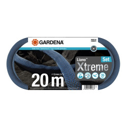 Kit tuyau Liano™Xtreme 20m, Ø 13mm + pièces GARDENA System - ultra résistant de marque GARDENA, référence: J7874800