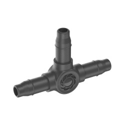 Dérivations en T pour tuyau à goutteurs incorporés 4,6 mm - Boîte de 5 pièces de marque GARDENA, référence: J7879100
