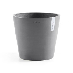 Pot Rond Amsterdam 25 Gris - Ø 25,4 x H. 24,5 cm - 9,7 L de marque ECOPOTS, référence: J7862200