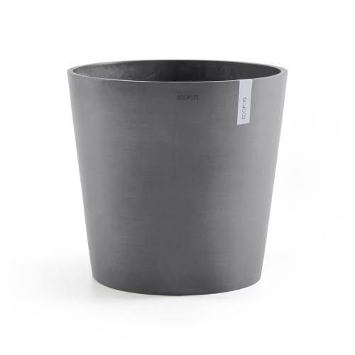 Pot Rond Amsterdam 50 Gris - Ø 50 x H. 43,8 cm - 62 L - ECOPOTS