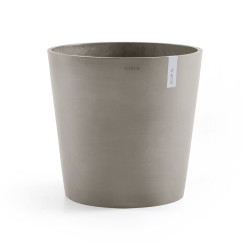 Pot Rond Amsterdam 50 Taupe - Ø 50 x H. 43,8 cm - 62 L de marque ECOPOTS, référence: J7863300