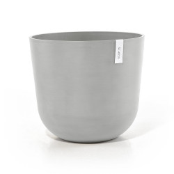 Pot Rond Oslo 55 Blanc Gris - Ø 55 x H. 47,9 cm - 85,6 L - ECOPOTS