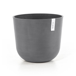 Pot Rond Oslo 35 Gris - Ø 35 x H. 30,5 cm - 21,7 L - ECOPOTS