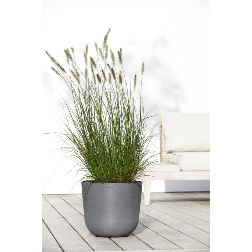 Pot Rond Oslo 35 Gris - Ø 35 x H. 30,5 cm - 21,7 L - ECOPOTS