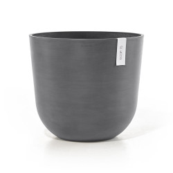 Pot Rond Oslo 45 Gris - Ø 45 x H. 39,2 cm - 46,6 L de marque ECOPOTS, référence: J7864200