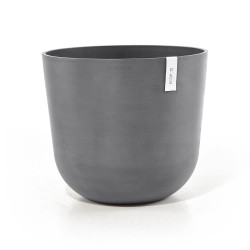 Pot Rond Oslo 55 Gris - Ø 55 x H. 47,9 cm - 85,6 L de marque ECOPOTS, référence: J7864300