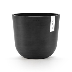 Pot Rond Oslo 25 Gris Foncé - Ø 25 x H. 21,8 cm - 7,7 L de marque ECOPOTS, référence: J7864400